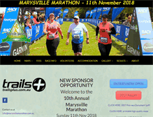 Tablet Screenshot of marysvillemarathon.com.au